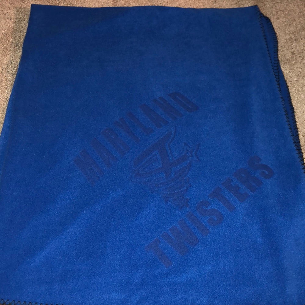 Maryland Twisters Blue Blanket